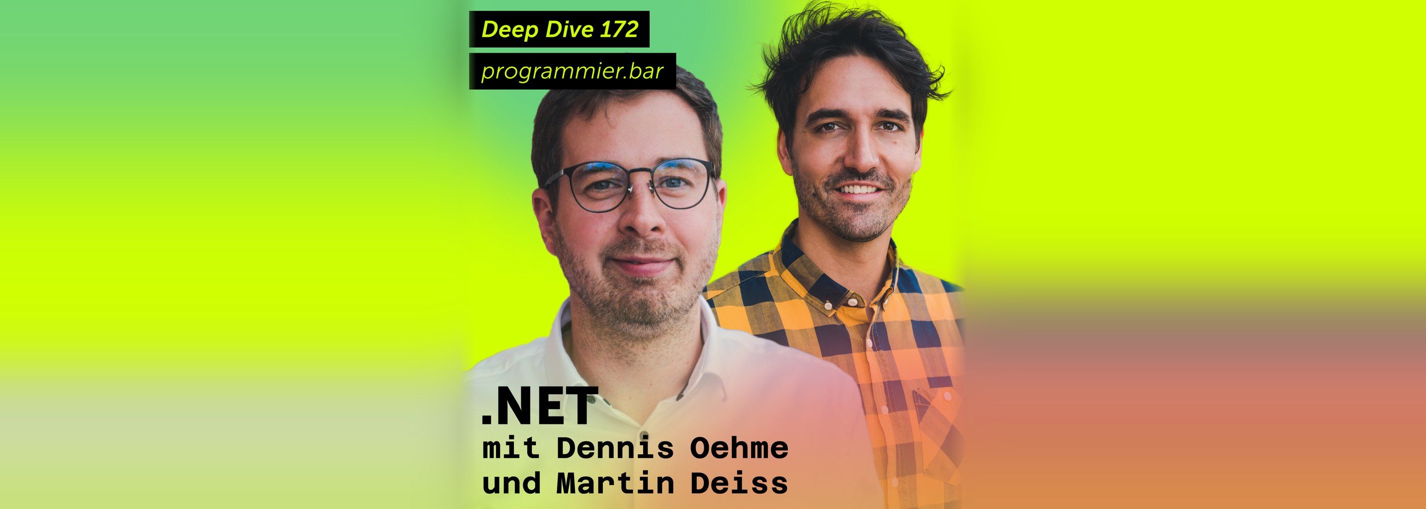 Dennis und Martin im Podcast zu .NET
